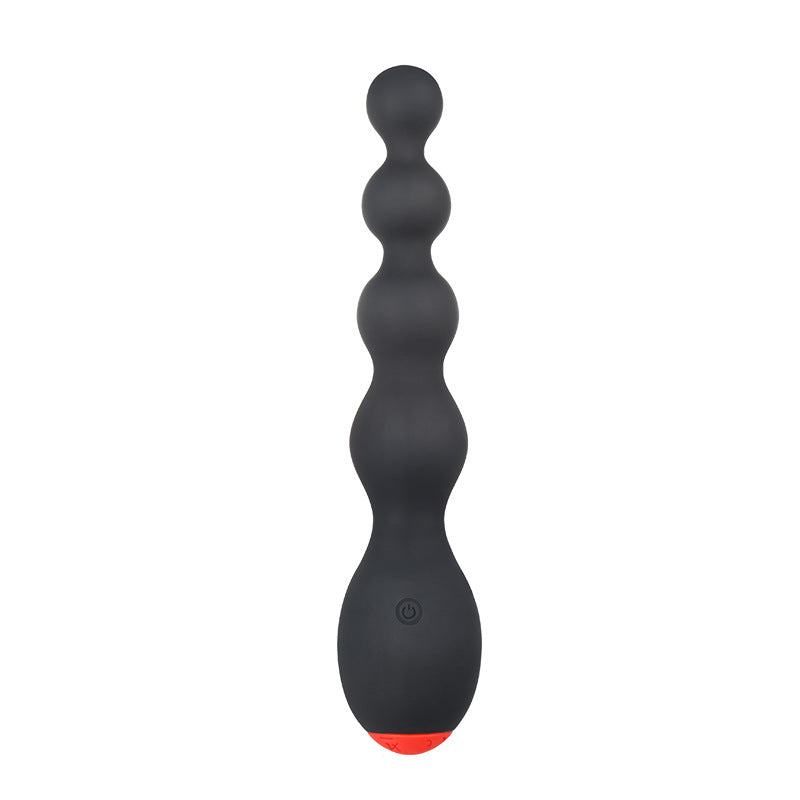 Powerful Multi-Frequency Vibrating Anal Plug – Prostate Massager with Posterior Pull Beads for G-Spot & Male Stimulation