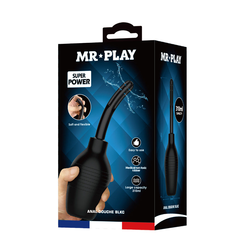 Men’s & Women’s Rear Door Washer – Rubber Soft Head Cleaning Sex Toy for Private Area Care