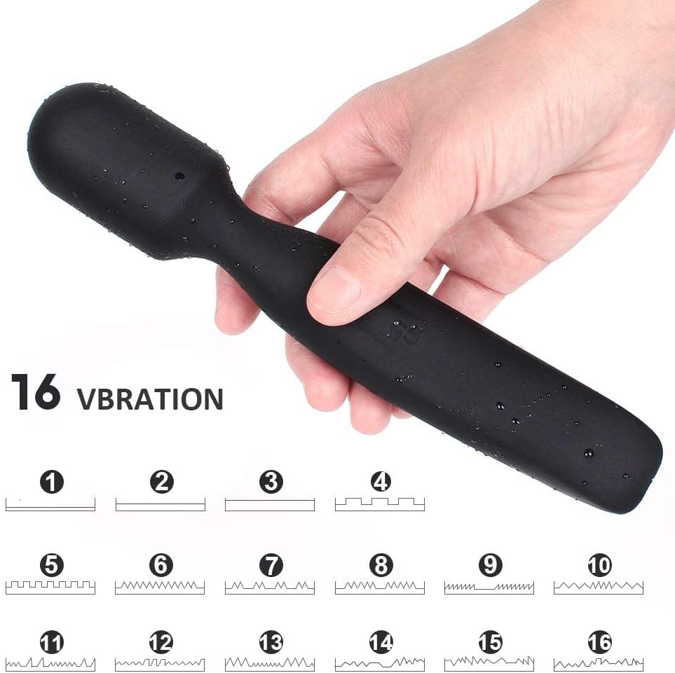 Mini Clitoral Vibrator Wand β 16 Vibration Modes | Wireless Massager for Women