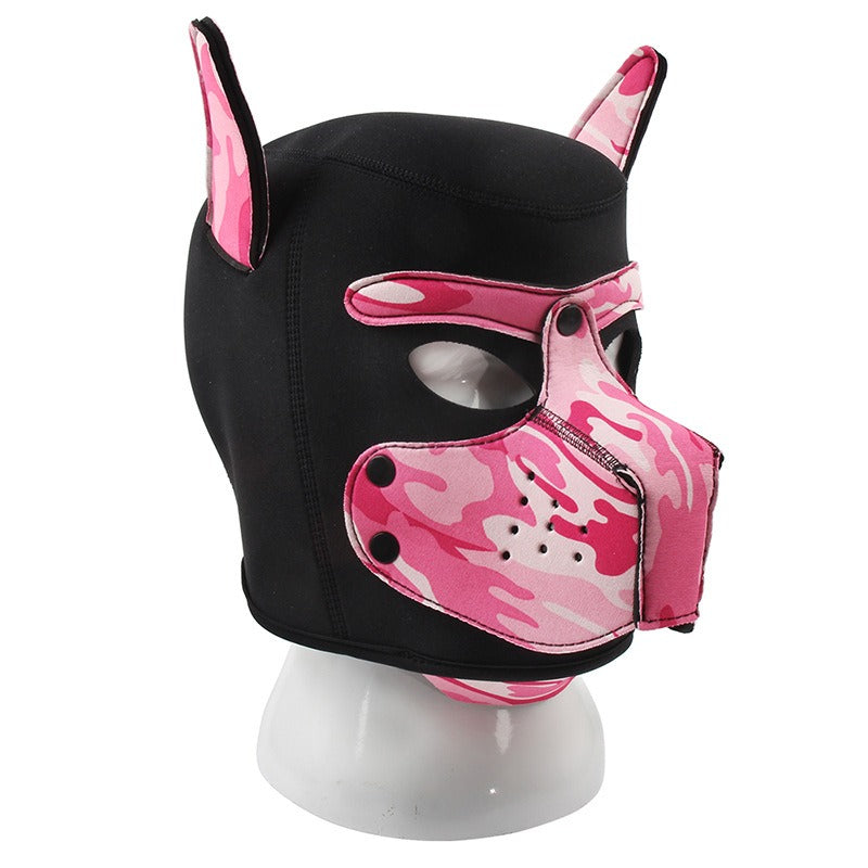 SM Role Play Toy – Dog Head Mask Headgear for Erotic Flirting & Fetish Play
