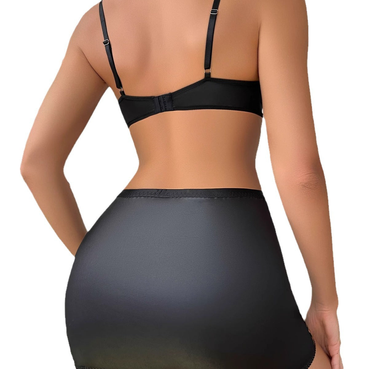 Hollow Out Nightclub Spicy Girl Sexy Leopard Print Ribbon Lingerie Sex Suit for Women