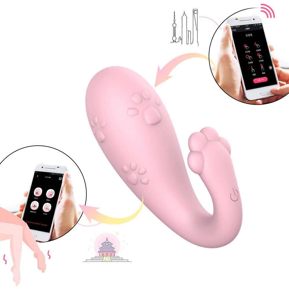 Monster Shape G-Spot Vibrator – 8 Speeds, App-Controlled Wireless Egg Dildo