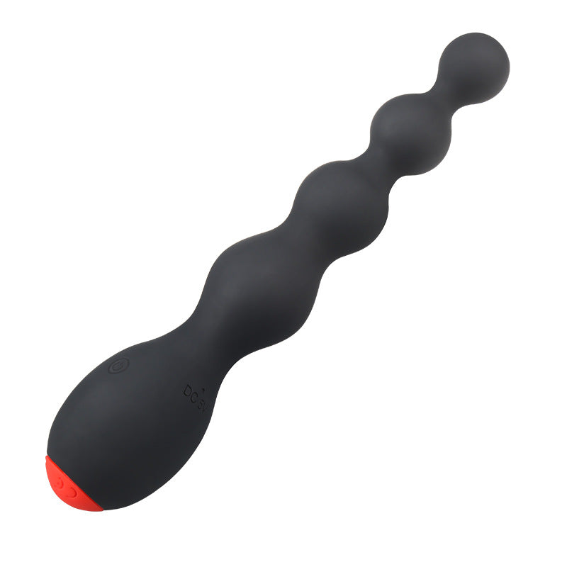 Powerful Multi-Frequency Vibrating Anal Plug – Prostate Massager with Posterior Pull Beads for G-Spot & Male Stimulation