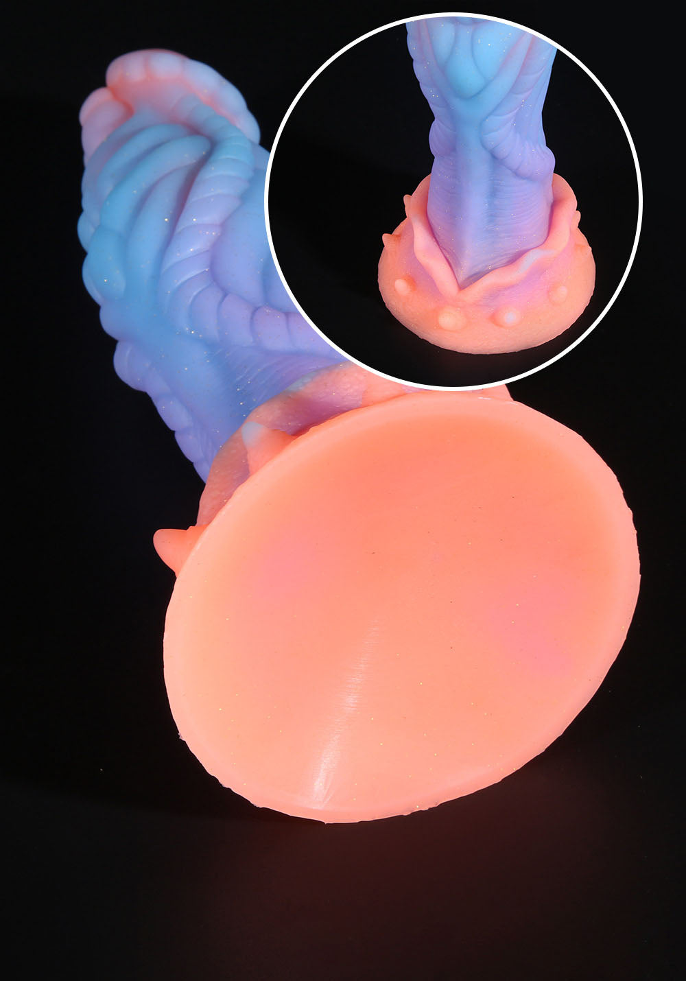 Fluorescent Silicone Anal Plug – Glow in the Dark Anal Expander for Men & Women | Adult Sex Toy