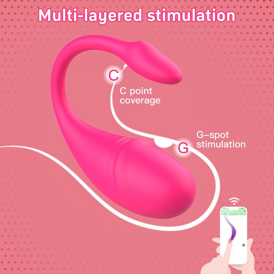 Wearable G-Spot Egg Vibrator β App-Controlled Panty Vibe with 4 Modes