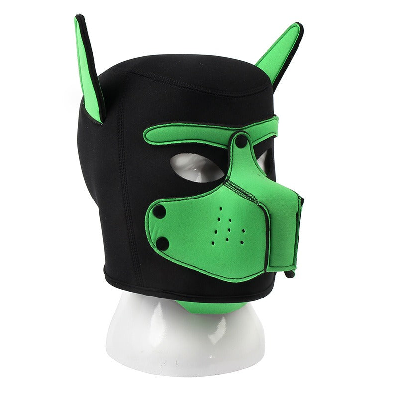 SM Role Play Toy – Dog Head Mask Headgear for Erotic Flirting & Fetish Play