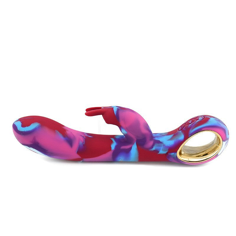 🌈 Tini Rainbow Silicone Vibrating Stick – 10 Frequency Heated Vibration Massager 🔥
