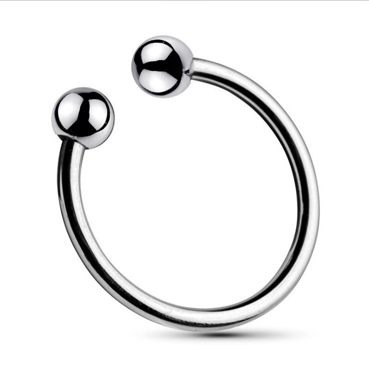 SM Metal Penis Ring – Double Bead Locking C-Ring for Maximum Pleasure | Thirty Shades of Play