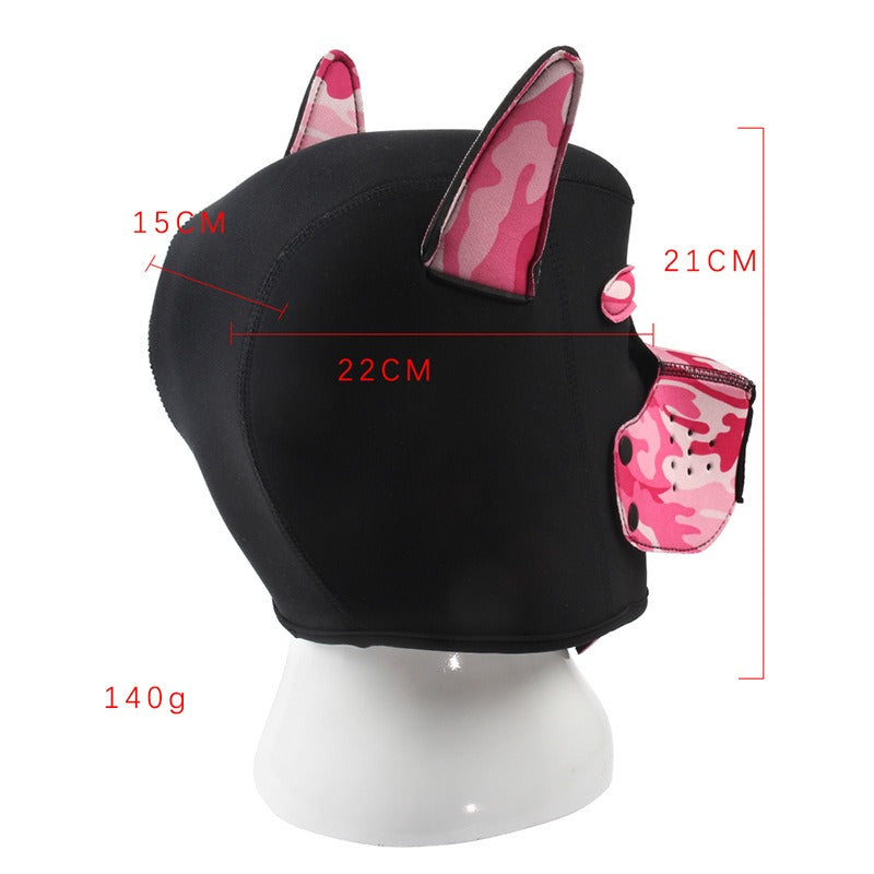 SM Role Play Toy – Dog Head Mask Headgear for Erotic Flirting & Fetish Play
