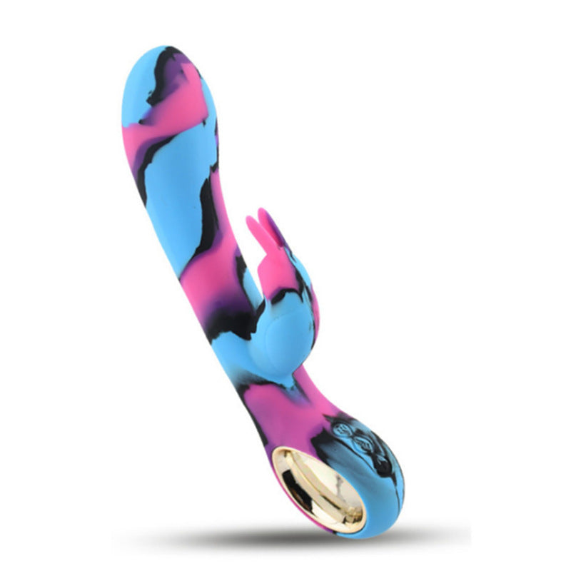 🌈 Tini Rainbow Silicone Vibrating Stick – 10 Frequency Heated Vibration Massager 🔥
