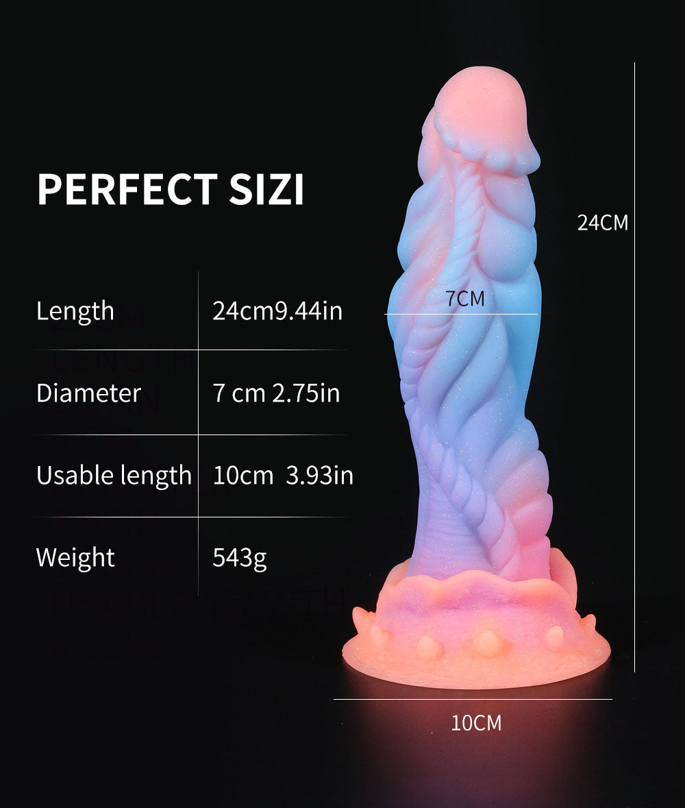 Fluorescent Silicone Anal Plug – Glow in the Dark Anal Expander for Men & Women | Adult Sex Toy