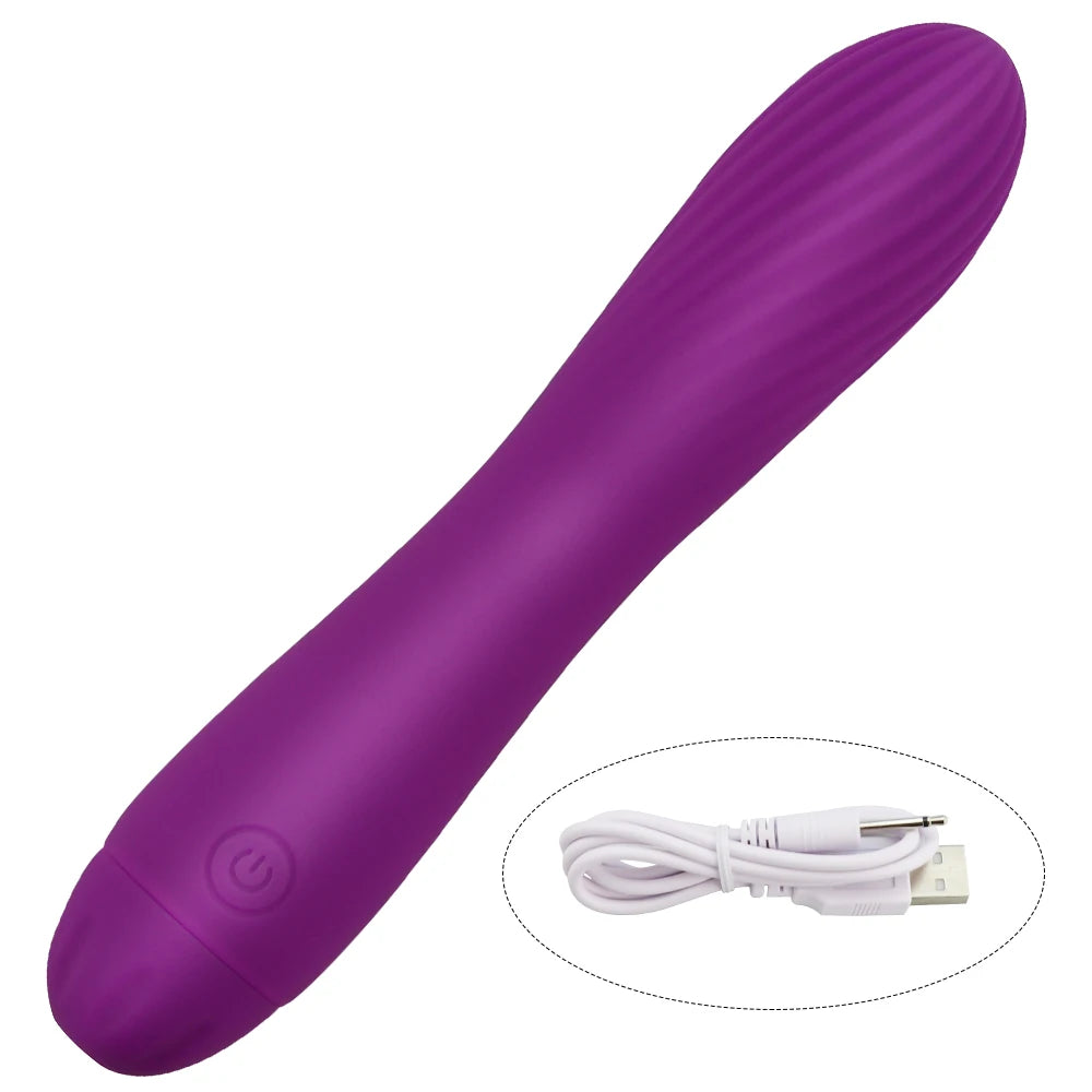 Vibrator for Vagina Stimulation – Silicone Rechargeable G-Spot Dildo Vibrator with 7 Vibration Patterns | Sex Toy for Women