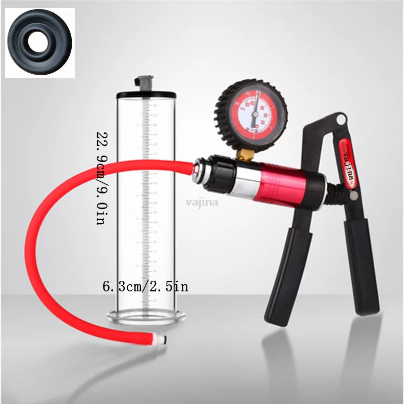Male Penis Pump – Vacuum Enhancer & Extender | Manual Penile Trainer & Cock Masturbator for Men