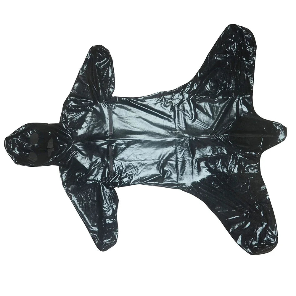 Faux Leather Lingerie Zipper Open Crotch & Breast Body Harness – Fetish Wear Straitjacket Male Sexy Dog Slave Dance Costumes