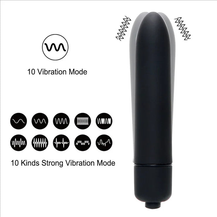 Mini Bullet Vibrator for Women – 10-Speed Clitoral Stimulator | Sexy Adult Toy