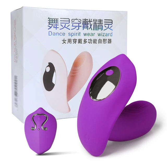 Remote Control Wearable Vibrator – G-Spot & Clitoral Stimulator for Hands-Free Pleasure