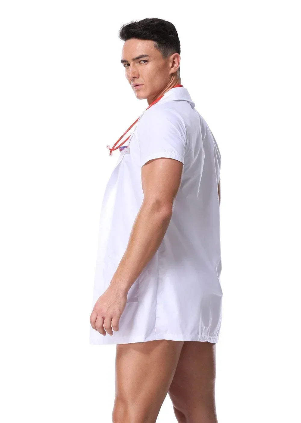 Men's Sexy Lingerie Exotic Doctor Costume – Role Play Uniform for Hot Playtime & Fantasy Fun