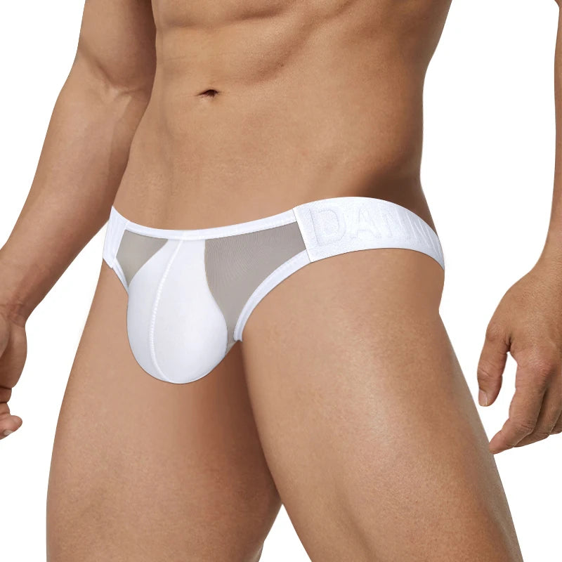 CMENIN Sexy Hip Raise Men's Thongs – Ultra-thin Ice Silk Transparent Mesh Breathable Underwear | G-string & Thong for Men