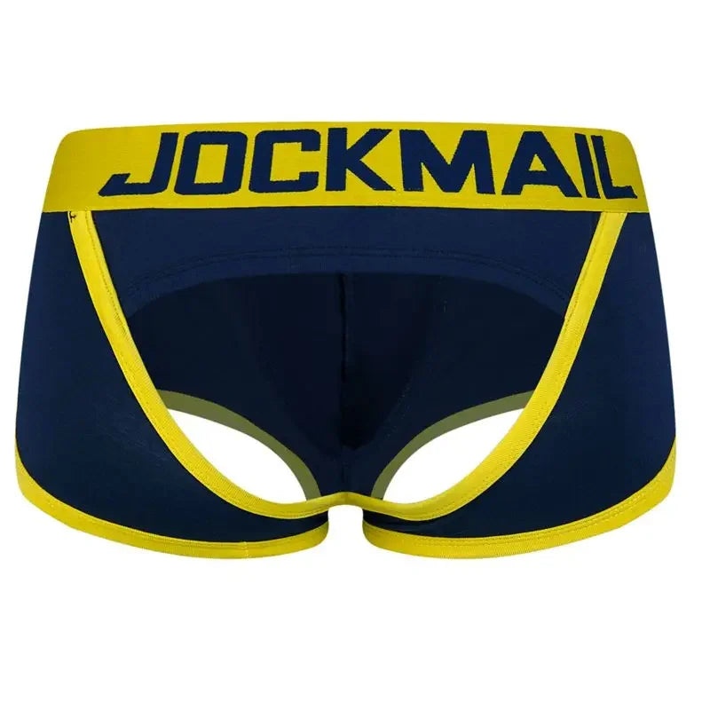 JOCKMAIL Gay Underwear for Men – Sexy Boxer Jockstrap Backless Thong String Homme