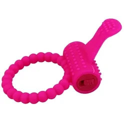 Vibrating Cock Ring – Penis Vibrator for Men & Couples | Chastity Cage Masturbator | Adult Erotic Toy