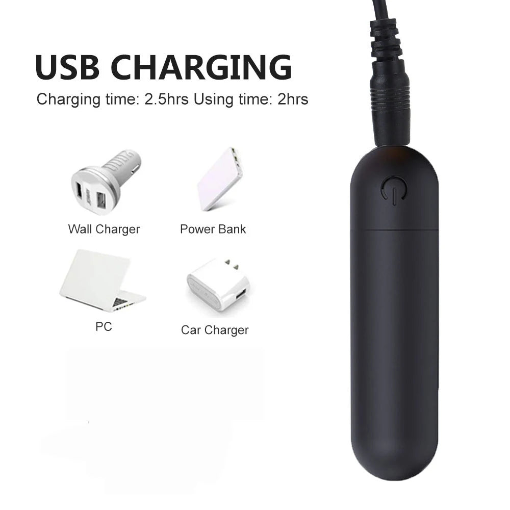 10-Speed USB Bullet Vibrator – Compact Power for Clitoral & G-Spot Bliss