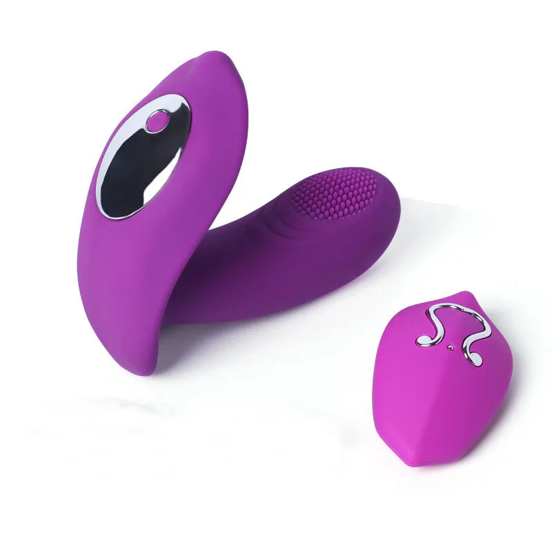 Remote Control Wearable Vibrator – G-Spot & Clitoral Stimulator for Hands-Free Pleasure
