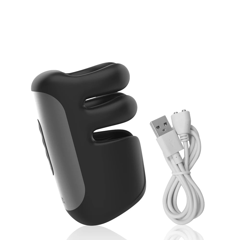 Vibrator for Men: Tapping Flapping Glans Massager – Penis Delay Trainer & Automatic Male Masturbator
