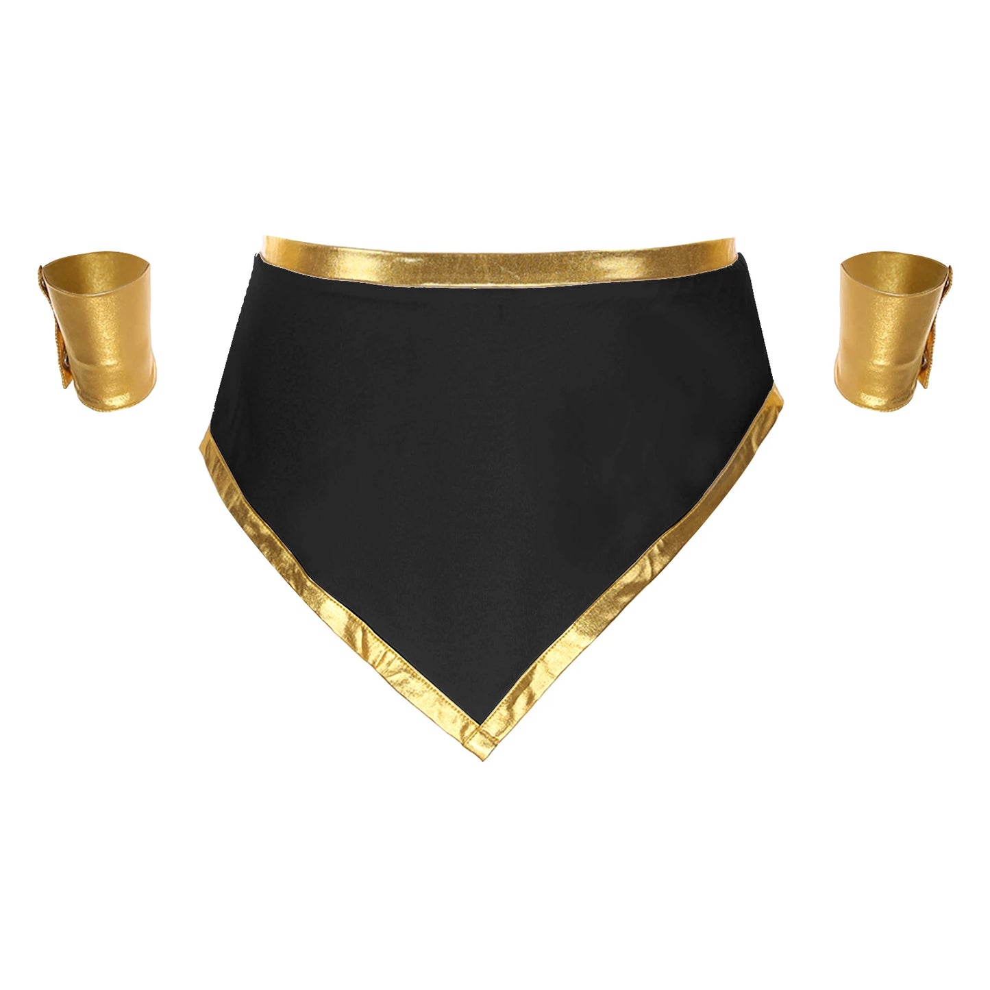 Men’s Roman Gladiator Costume – Medieval Knight Armor Soldier Cosplay with Miniskirt & Cuffs