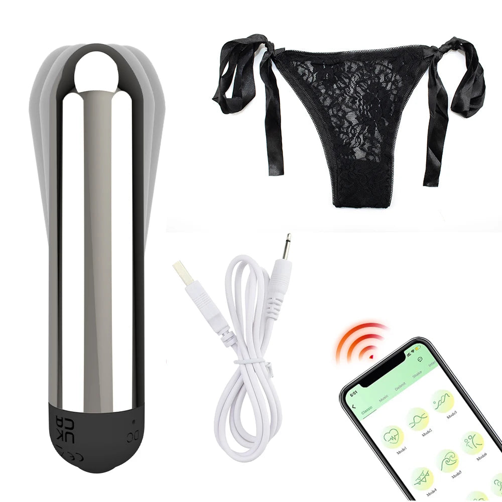 Panty Vibrator with App Control – Wearable Clit & Nipple Stimulator for Women | Remote Bullet Vibrator