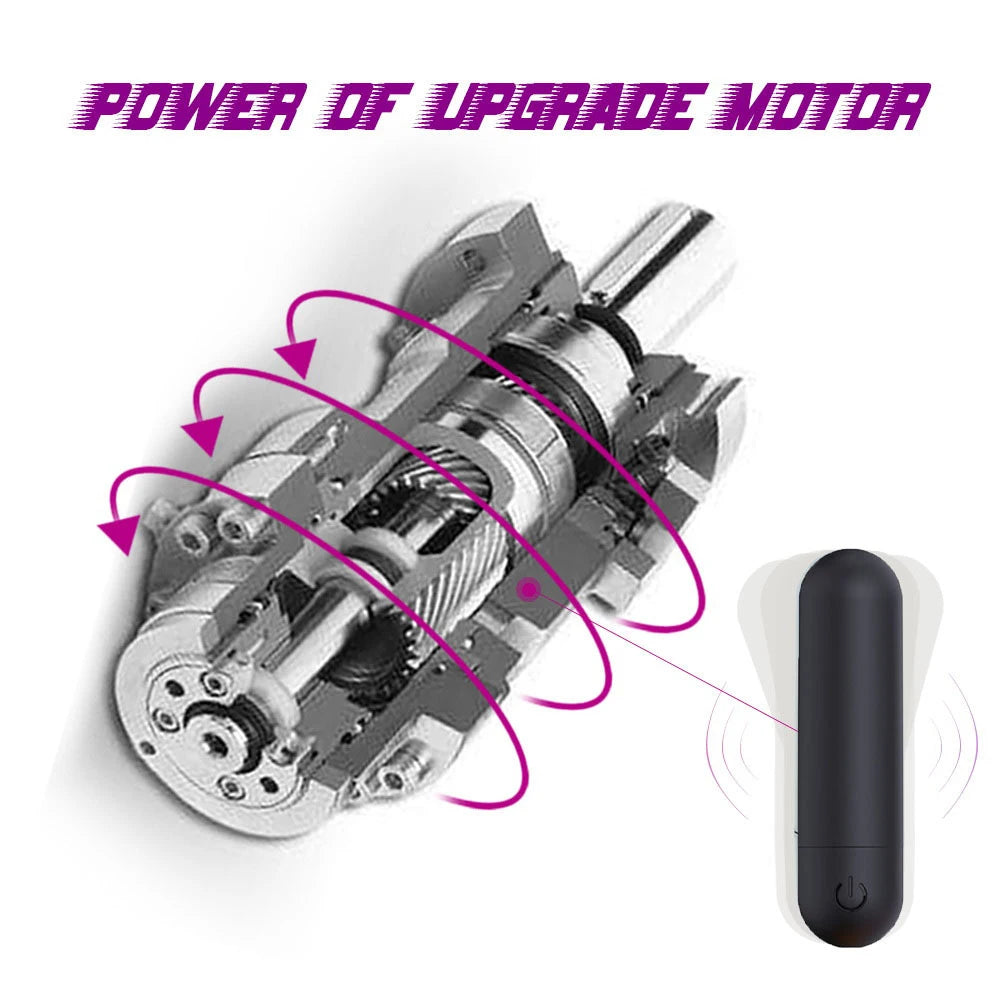 10-Speed USB Bullet Vibrator – Compact Power for Clitoral & G-Spot Bliss