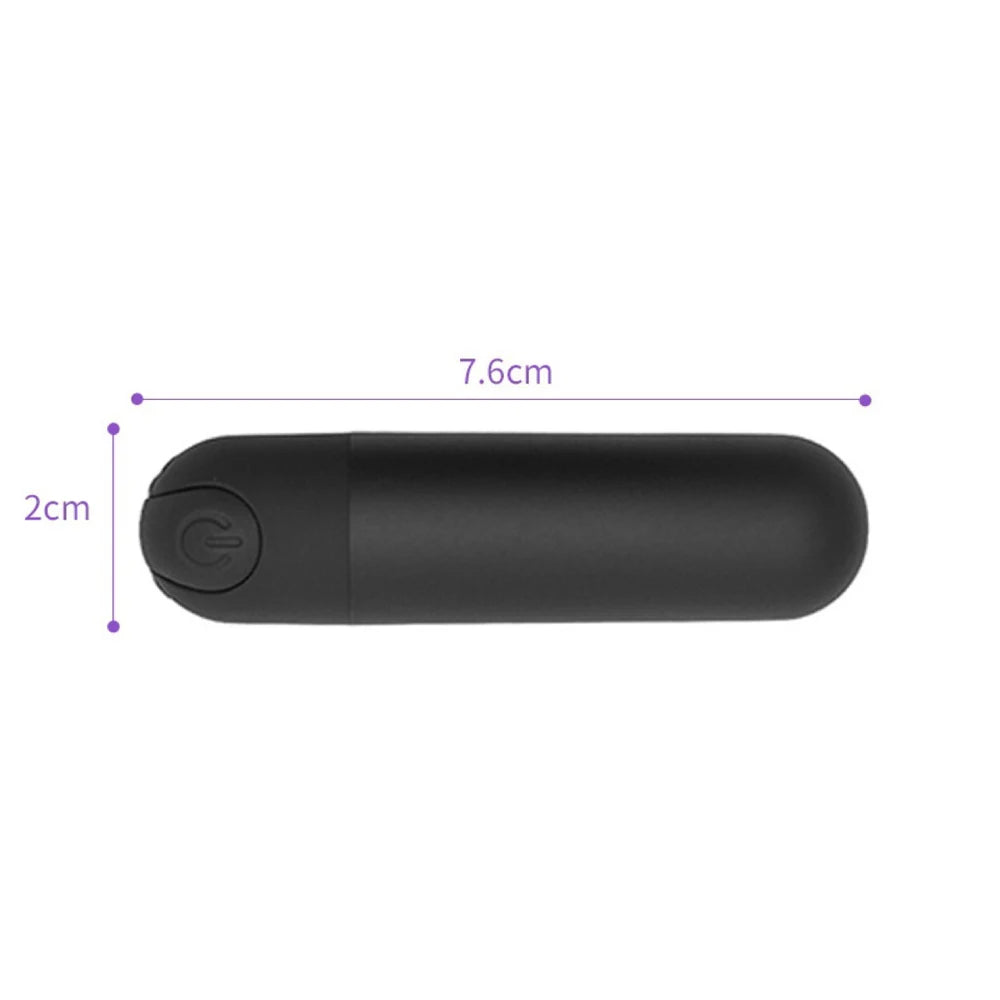 10-Speed USB Bullet Vibrator – Compact Power for Clitoral & G-Spot Bliss