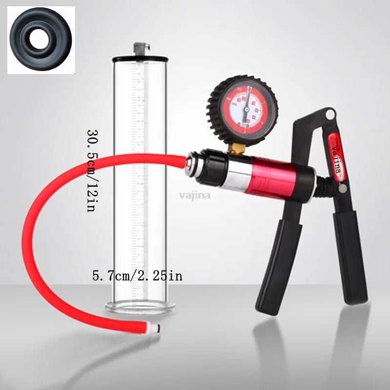 Male Penis Pump – Vacuum Enhancer & Extender | Manual Penile Trainer & Cock Masturbator for Men