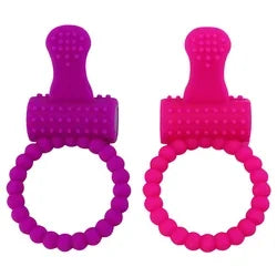Vibrating Cock Ring – Penis Vibrator for Men & Couples | Chastity Cage Masturbator | Adult Erotic Toy
