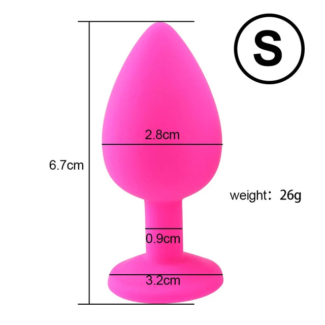 Realistic Dildos for Women – Non-Vibrating Sex Toy for Couples | Crystal Jelly Mini Penis for Vagina & Anal Play