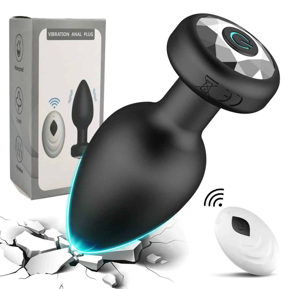 10-Speed Remote Control Anal Plug Vibrator – Prostate & G-Spot Pleasure for All