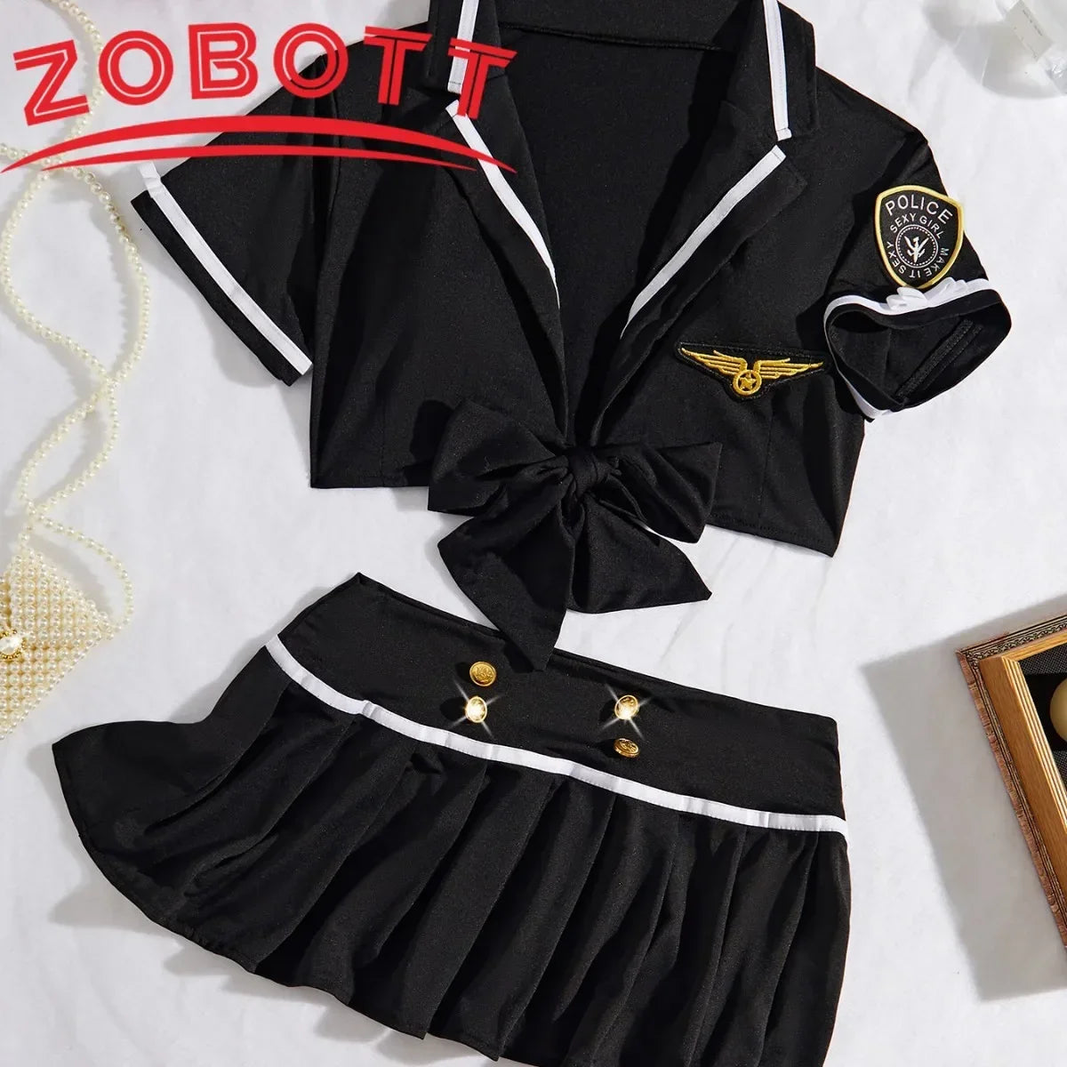 Cosplay Temptation Lingerie Set β Sailor, Nurse, Stewardess Fantasy Costumes
