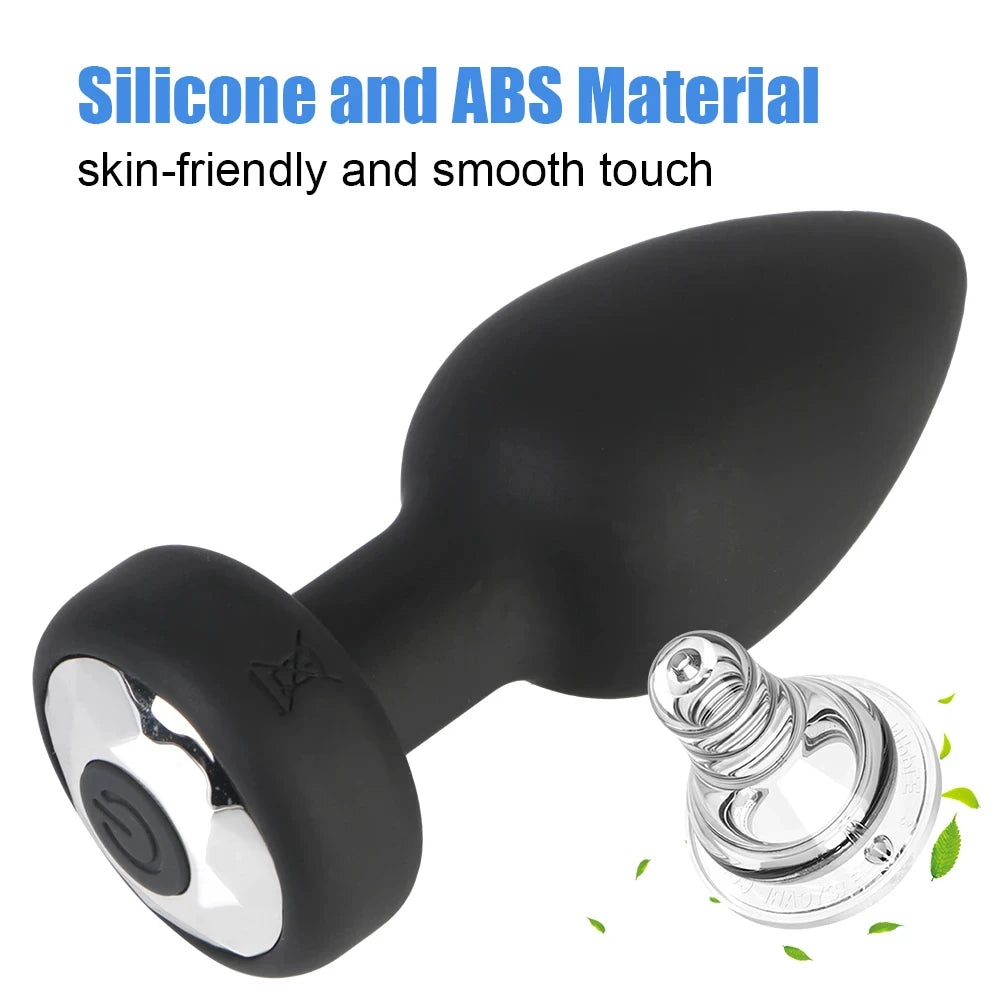 10-Speed Remote Control Anal Plug Vibrator – Prostate & G-Spot Pleasure for All