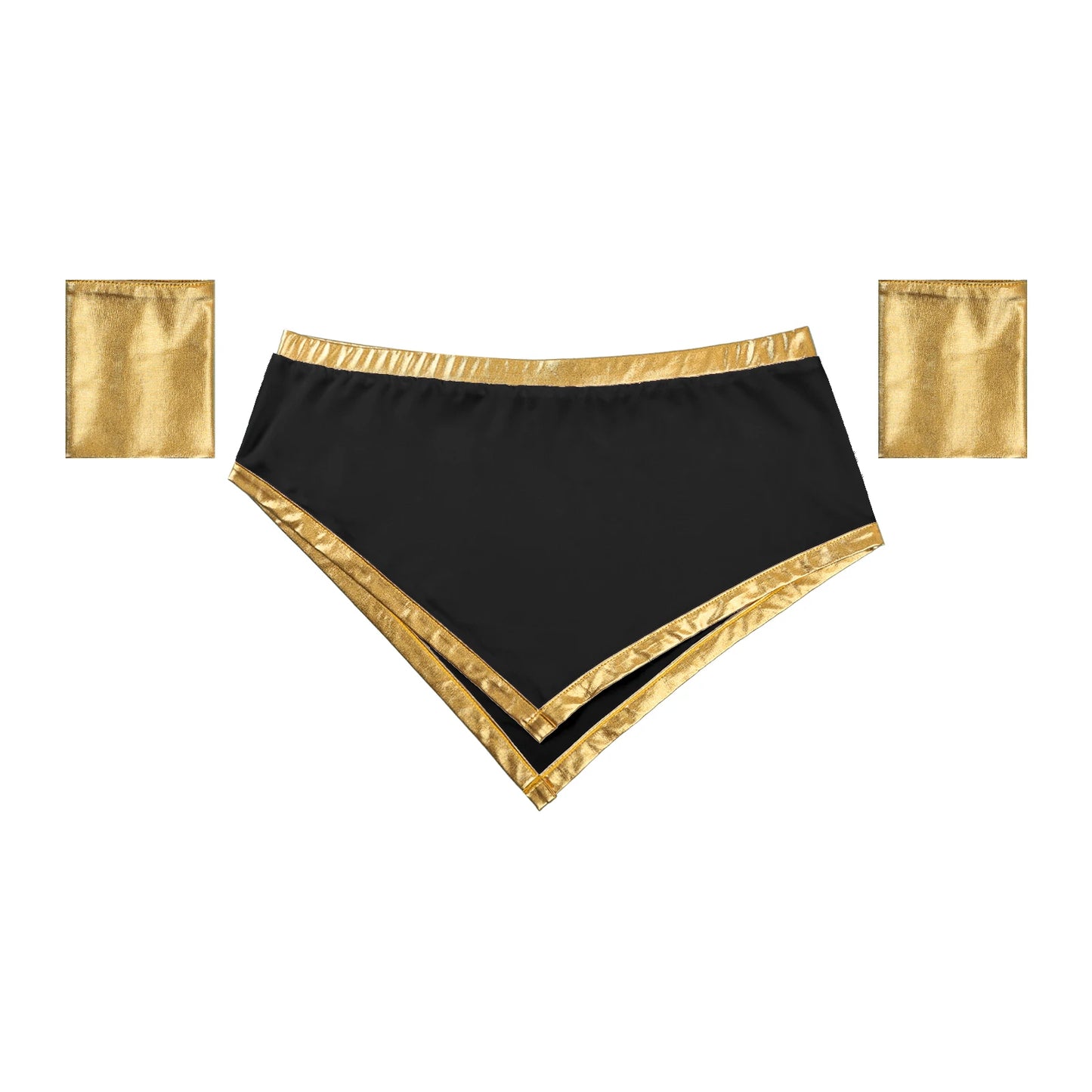 Men’s Roman Gladiator Costume – Medieval Knight Armor Soldier Cosplay with Miniskirt & Cuffs