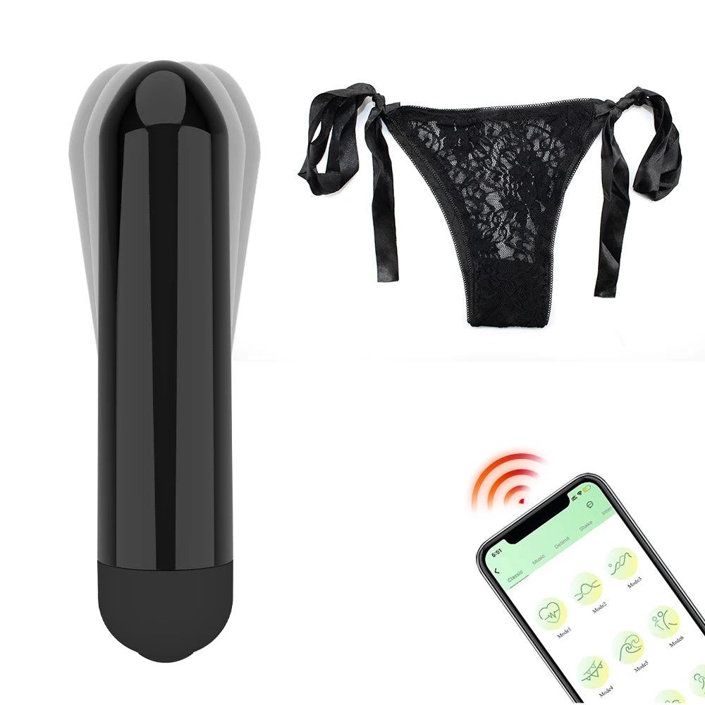 Panty Vibrator with App Control – Wearable Clit & Nipple Stimulator for Women | Remote Bullet Vibrator