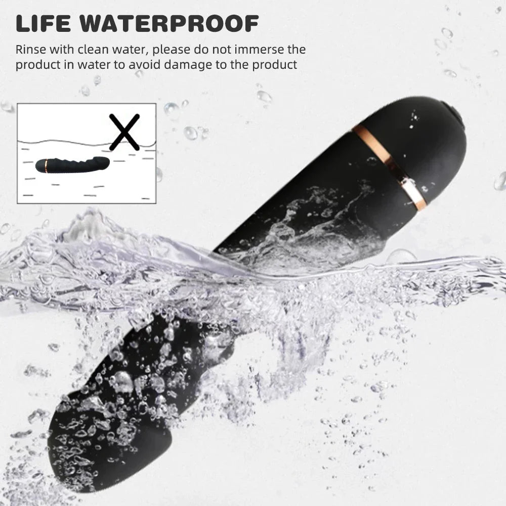 Realistic Silicone Dildo Vibrator – 20 Modes for G-Spot & Clitoral Stimulation