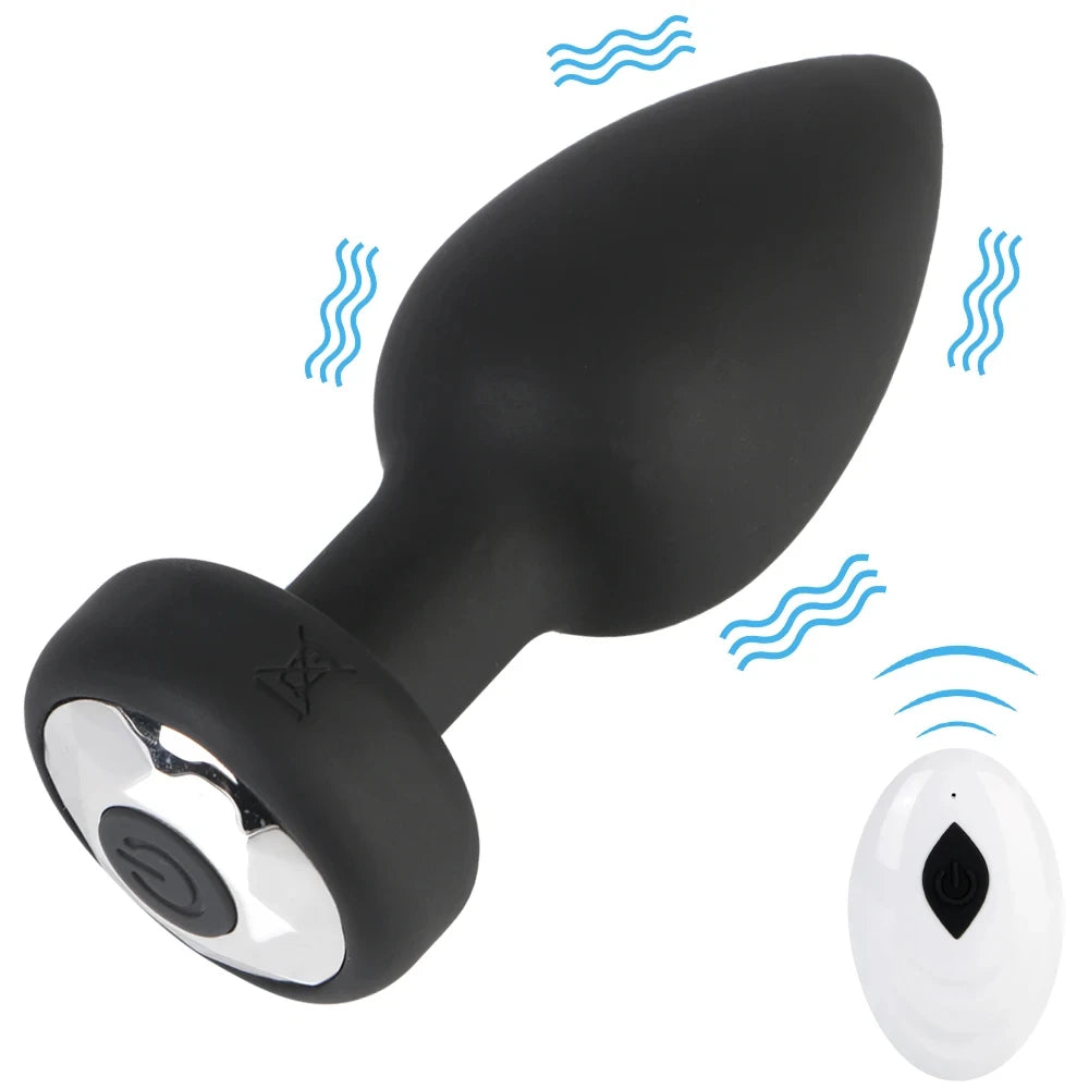 10-Speed Remote Control Anal Plug Vibrator – Prostate & G-Spot Pleasure for All