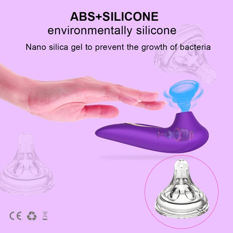Clitoral Massager Vibrator – G-Spot, Nipple & Oral Sex Suction Stimulator | Female Masturbator Adult Sex Toy
