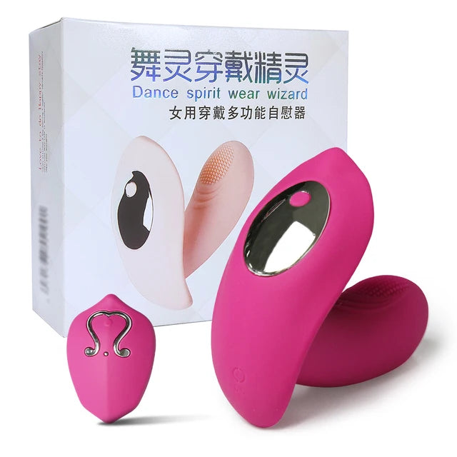 Remote Control Wearable Vibrator – G-Spot & Clitoral Stimulator for Hands-Free Pleasure
