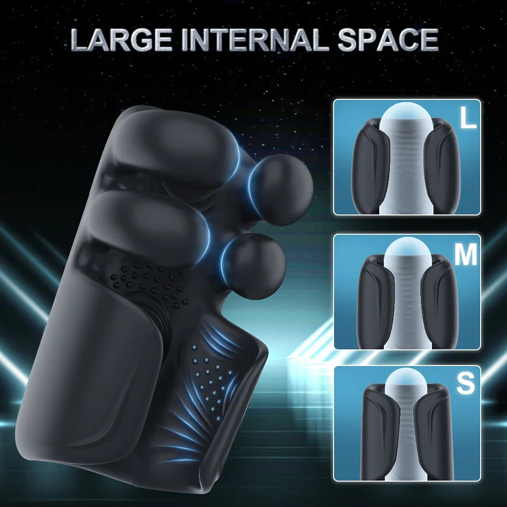 Vibrator for Men: Tapping Flapping Glans Massager – Penis Delay Trainer & Automatic Male Masturbator
