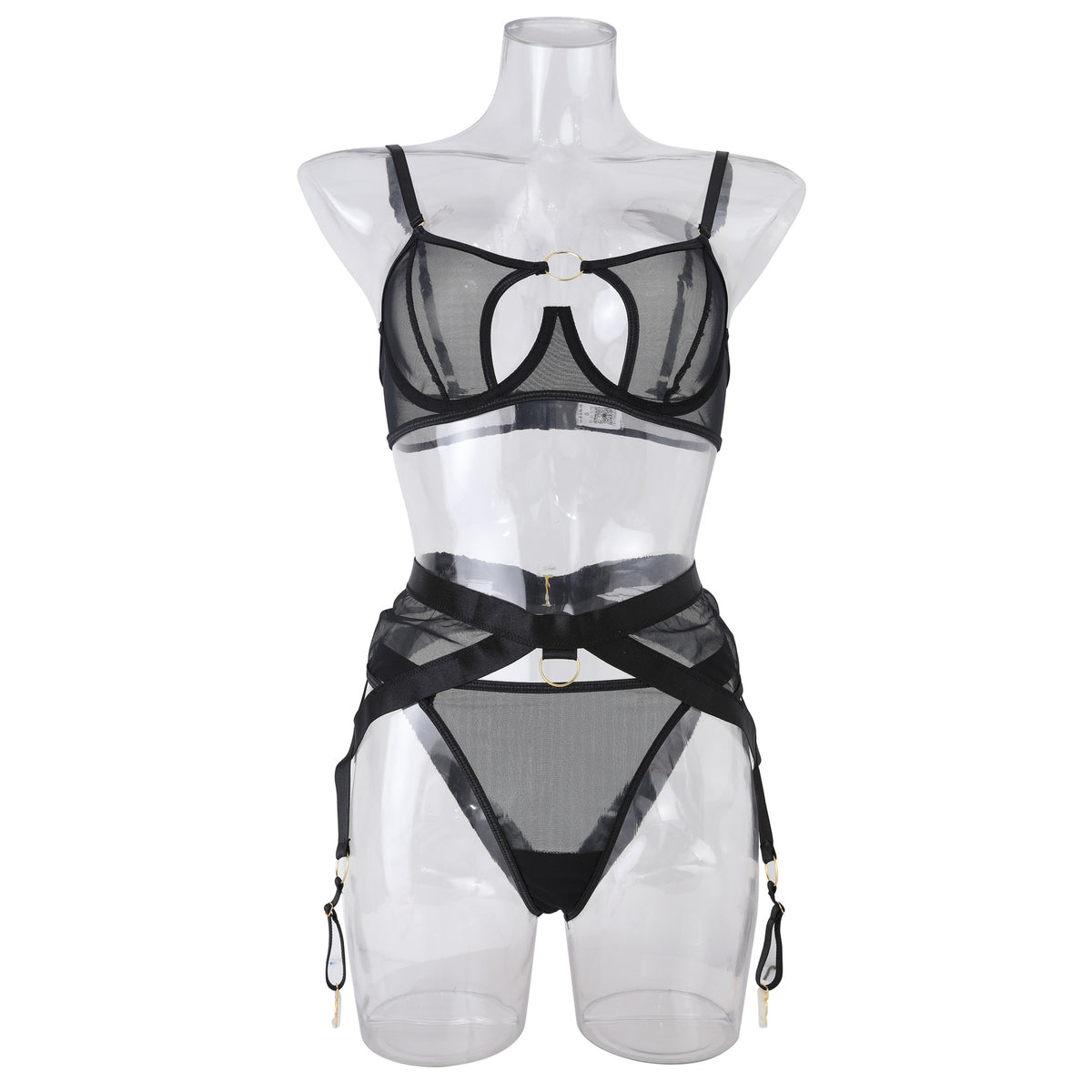 Hot Mesh Sexy Mesh Lingerie Set | Garter Belt & Erotic Hot Selling Set – Thirty ...
