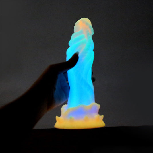 Fluorescent Silicone Anal Plug – Glow in the Dark Anal Expander for Men & Women | Adult Sex Toy
