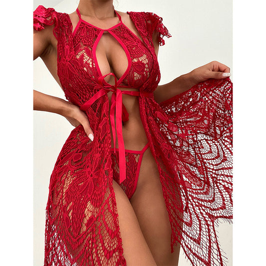 Women's Sexy Lace Lingerie Nightfire Temptation Erotic Suit – Seductive Lingerie Set for Women