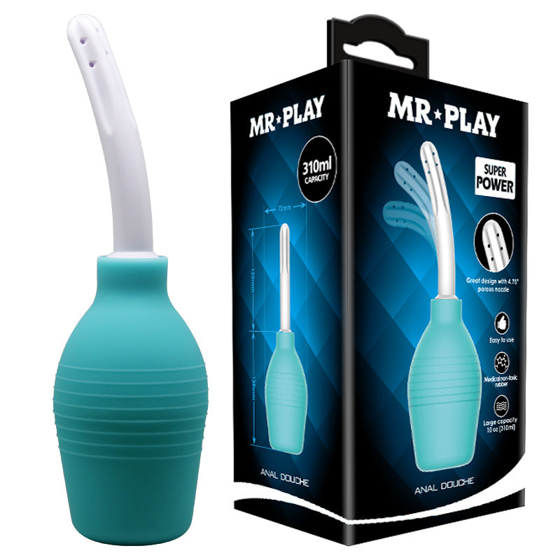 Men’s & Women’s Rear Door Washer – Rubber Soft Head Cleaning Sex Toy for Private Area Care