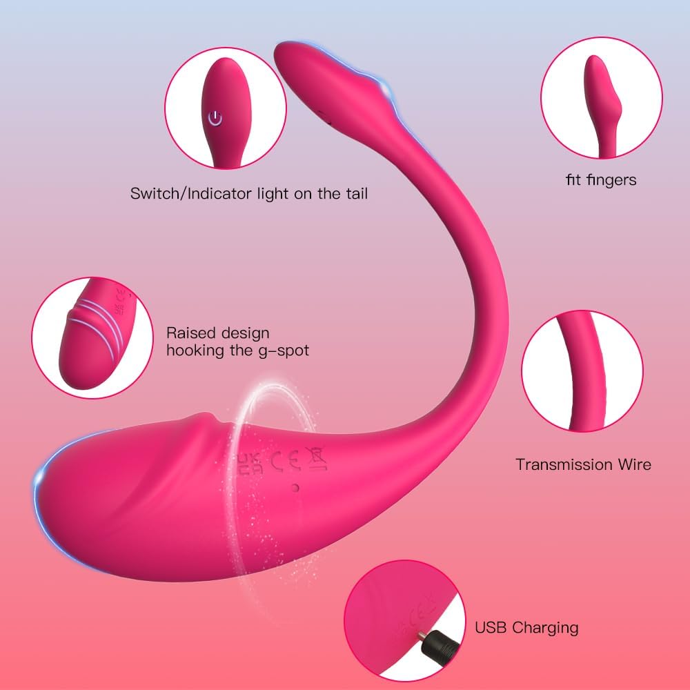Wearable G-Spot Egg Vibrator – App-Controlled Panty Vibe with 4 Modes