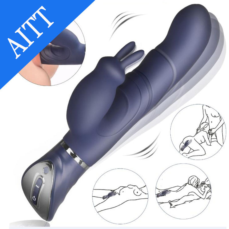 Women's Masturbation Supplies Second Tide Vibrator – 12 Frequency Vibrator with Heating & Strong Shock Function | Massage Stick Sex Toy